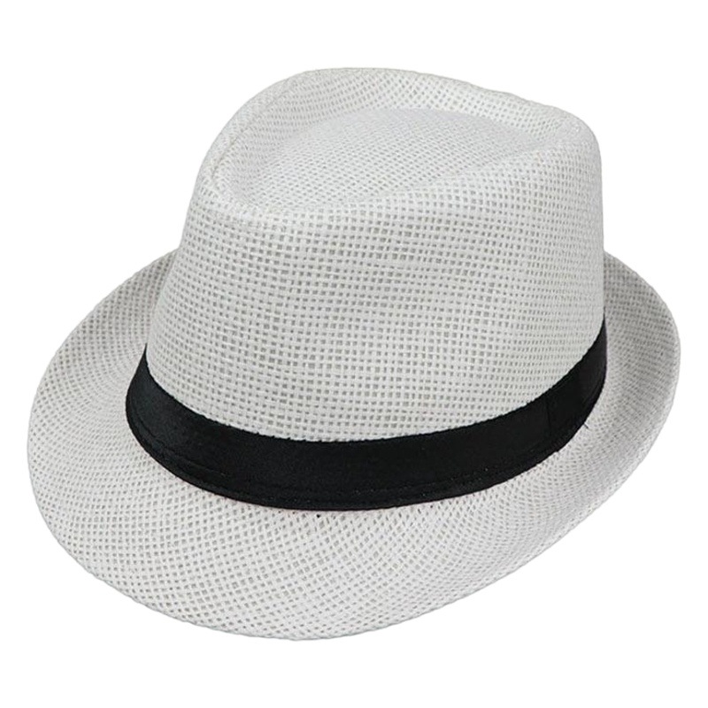 Monofilament Straw Hat Solid Color Parent-Child Paper Straw Hat Sunshade Summer and Autumn Sunscreen Hat Outdoor Beach Straw Hat England
