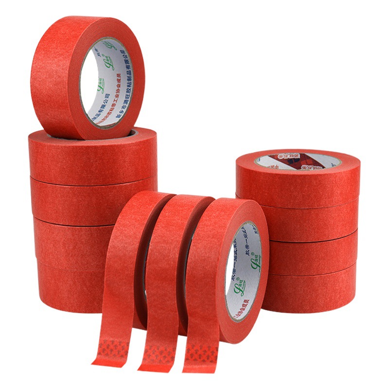 Lu Wang DIY red and paper tape car paint decoration masking color separation paper line paper tape wholesale