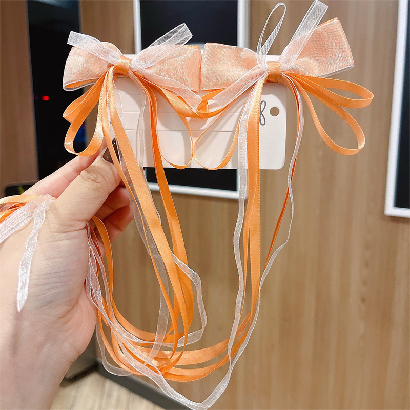 Picture of Children's Hairpin Headdress Little Girl Head Flower Cute Wig Braid Performance Bow Hairpin New Year's Eve Hair Accessories