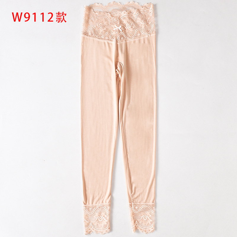 Picture of Modal Leggings for Women Outer Wearing Spring and Autumn Thin Warm Pants Stretch Lace Modal Autumn Pants for Women