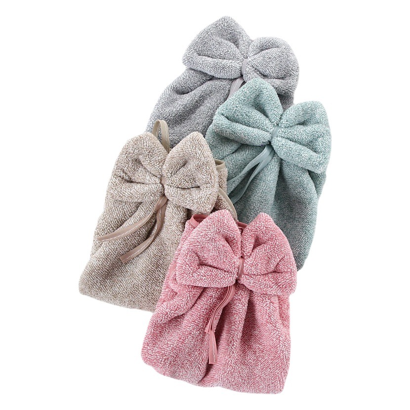 Factory wholesale coral fleece star bow towel bathroom kitchen lint towel cloth towel towel towel