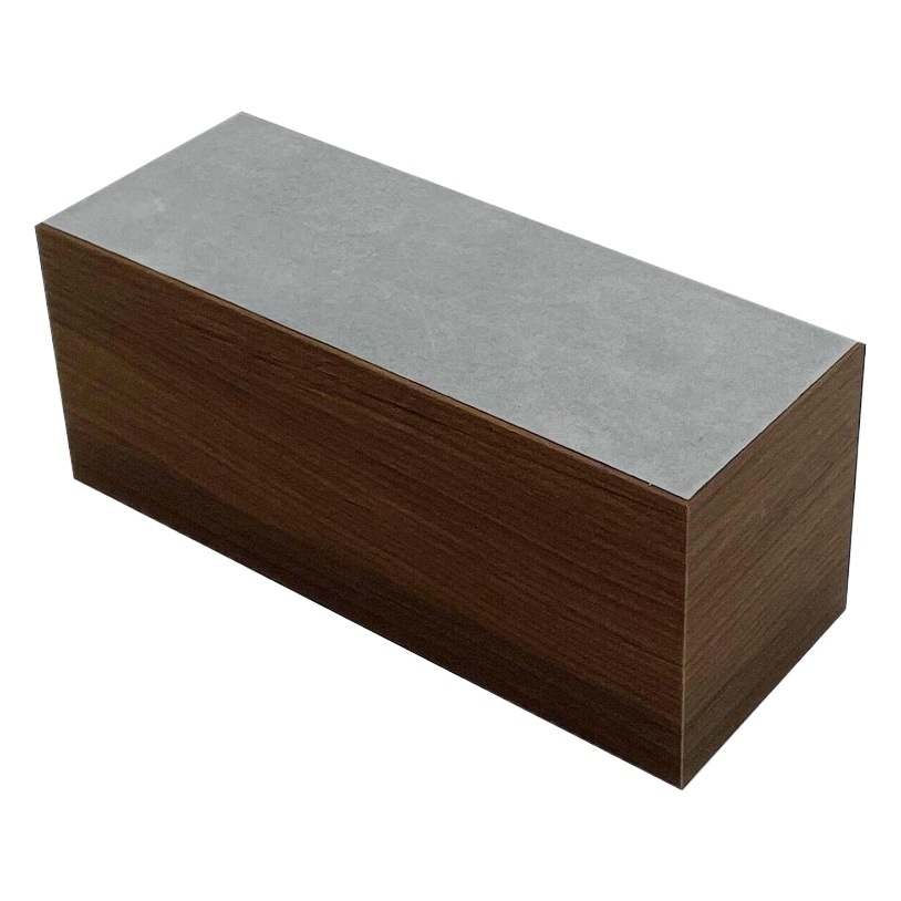 Picture of in stock wholesale black walnut pattern wooden multifunctional pen holder storage box wooden pen holder storage finishing box desktop