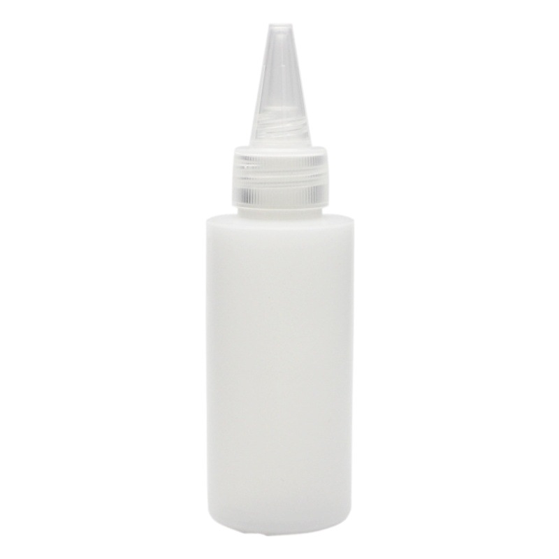 Spot 100 200 300 ml pointed mouth squeeze bottle pigment split translucent split bottle dispensing emulsion bottle