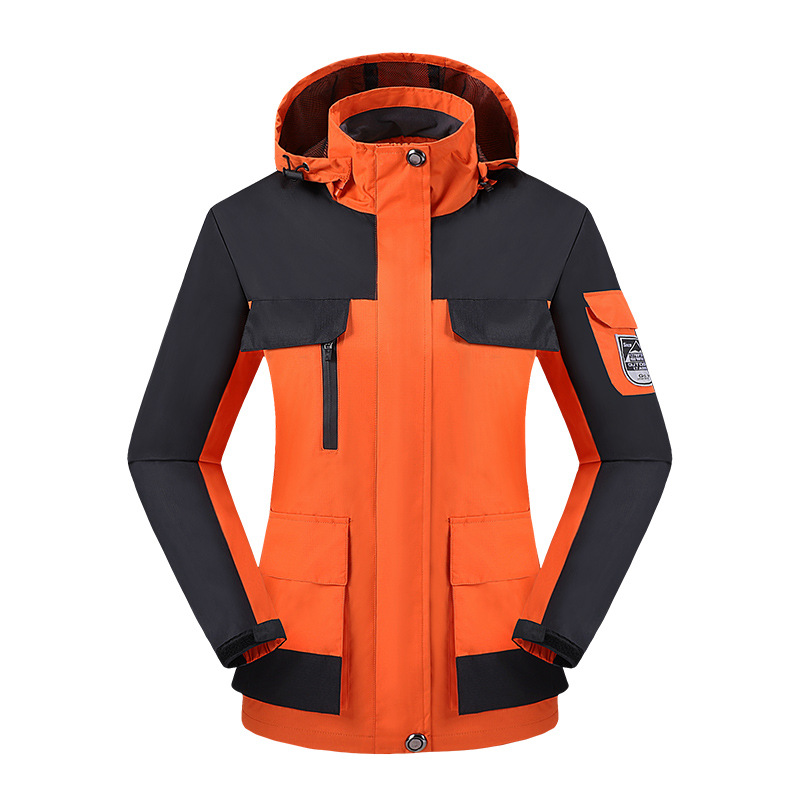 Picture of Amazon Couple Jacket Outdoor Large Size Hooded Windproof Waterproof Mountaineering Fishing Cargo Jacket for Men and Women