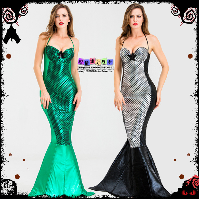 20.19 million Holy Festival Sexy Mermaid Men's Women's Clothing Adult Masquerade Puppet Girl Dress Up Table Performance Night Clothes