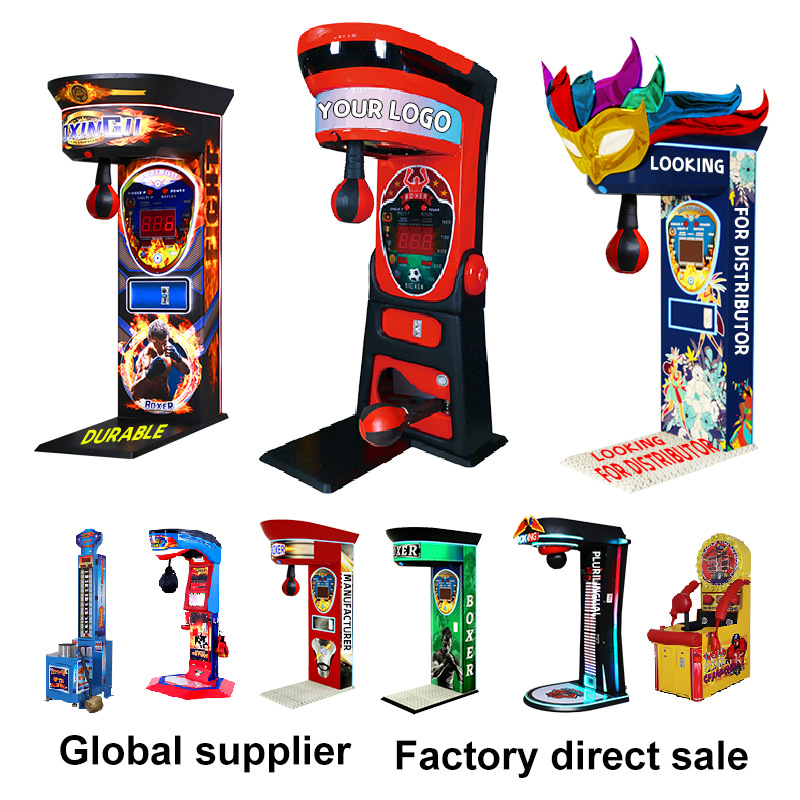 Boxing and Kicking Football Fighting Arcade Boxing Force Measurement Boxing Target Machine Boxing Machine Boxing Coin-Operated Game Machine