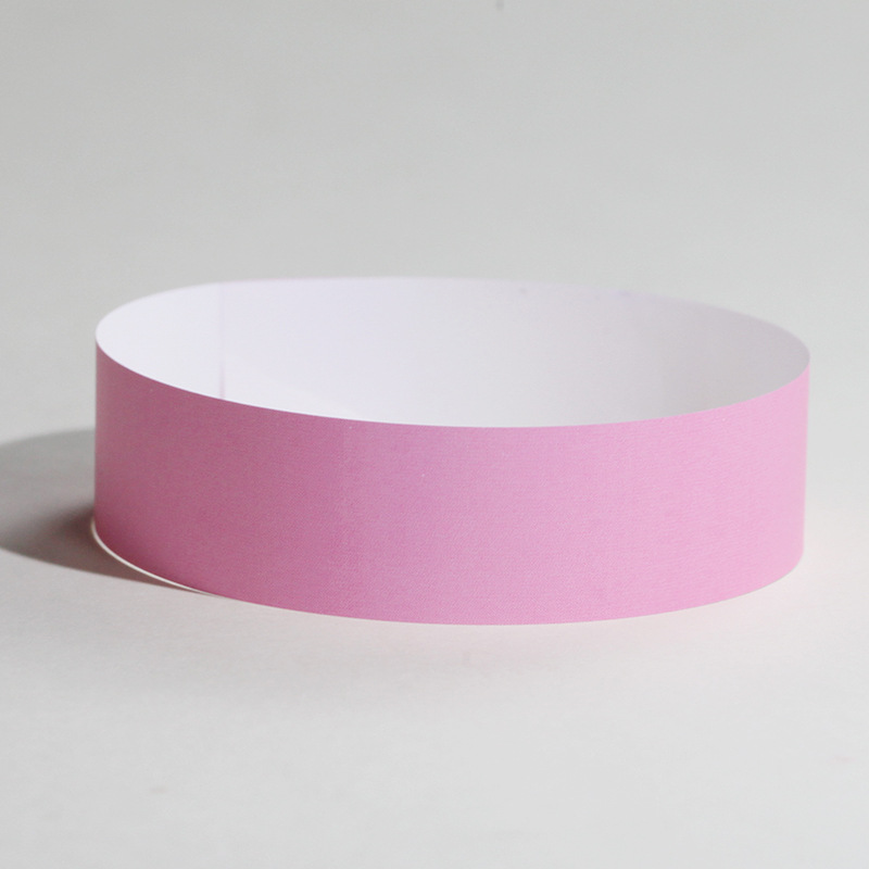 Picture of Spot disposable bracelet waterproof tear-proof identification synthetic paper exhibition admission ticket disposable wrist strap