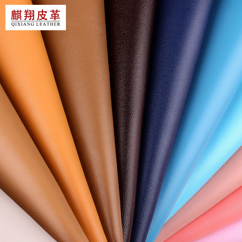 Picture of Environmentally Friendly 0.6mm Imitation Velvet Nappa Pattern Leather Pu Fabric Wear-Resistant Soft Bag Luggage Artificial Leather Shoe Material Imitation Leather