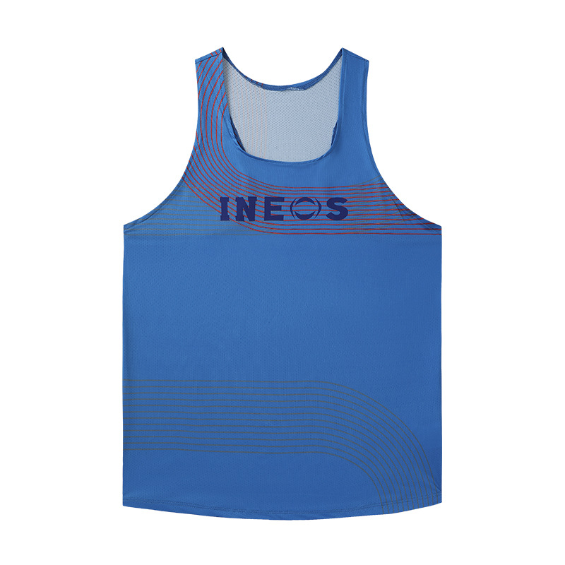 Picture of ZD longitudinal end men's track and field marathon running vest sports quick-drying breathable ultra-light mesh training suit