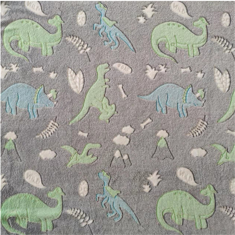 Picture of Cross-border New Luminous Flannel Blanket Children's Flannel Blanket Luminous Blanket Office Lunch Break Air-conditioning Blanket
