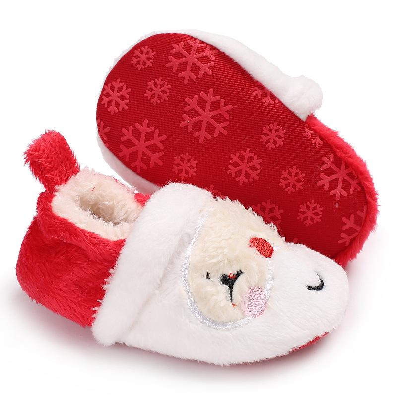 Picture of Christmas baby shoes baby shoes soft sole shoes baby shoes one-piece delivery