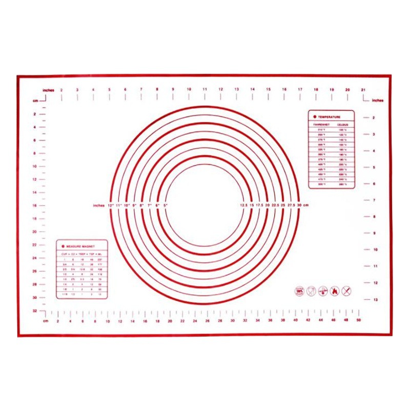Picture of Amazon best selling non-slip rolling surface and surface board pad baking tools 60*40 platinum silicone pad kneading pad