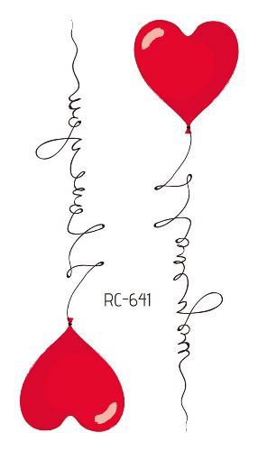 Picture of Ricklon Cross-border Waterproof Valentine's Day Tattoo Sticker Couple Confession Small Fresh Tattoo Sticker Wholesale Tattoo