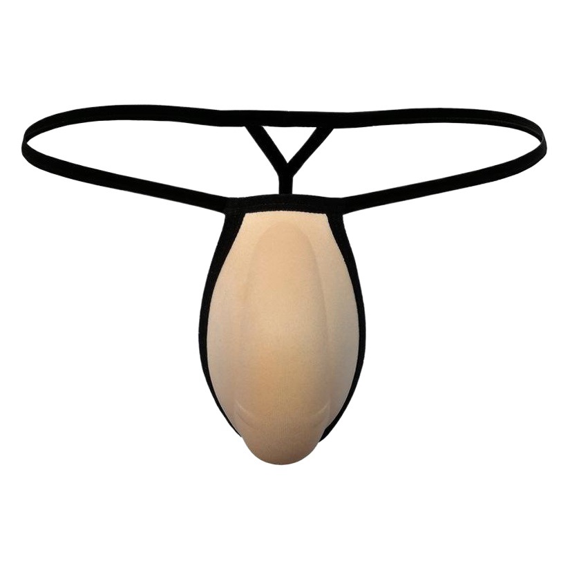 Picture of European and American foreign trade Men's sponge Cup underwear three-dimensional contour soft breathable thong Big Sexy GAY