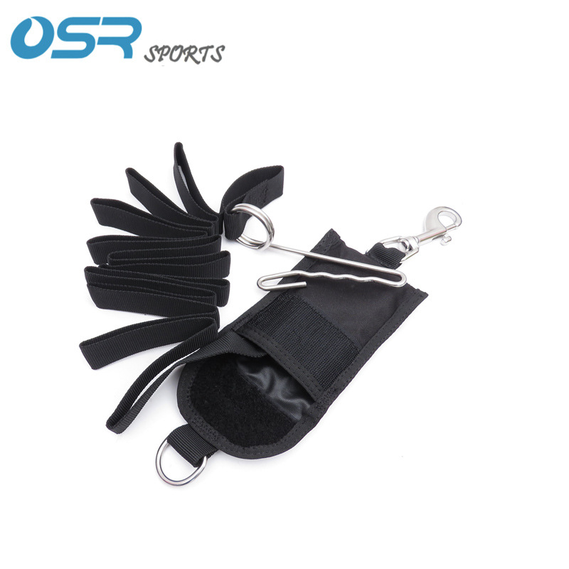 Diving safety positioning fixed rope hook Garvin hook Deco Stop with Jon line