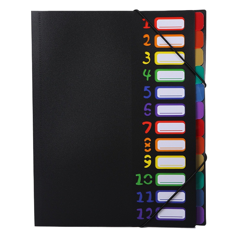 a4 storage book classification folder student stationery test paper folder Insert file bag information book music score folder plastic