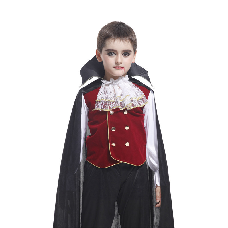 Picture of Halloween Children's vampire costume Vampire Prince costume school vampire play props