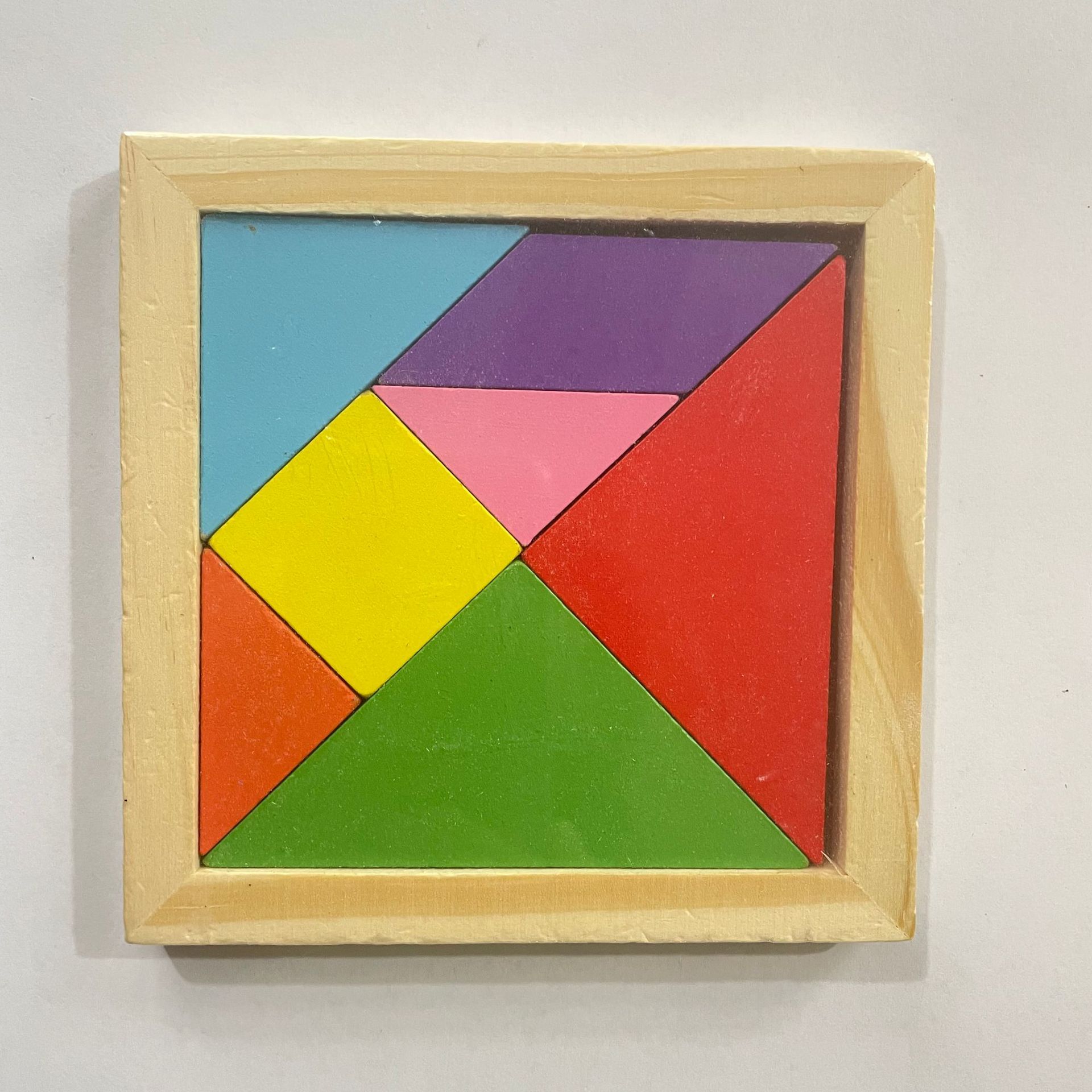 Picture of Kindergarten Varied Tangram Teaching Aids Assembled Geometric Shape Benefitable Intelligence Toys 6-12 Years Old Children's Small Gift Award
