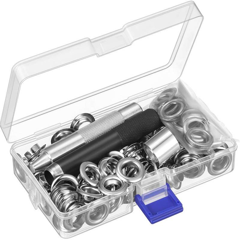 Amazon 100 sets of inner diameter 12mm tools air eye buckle luggage accessories tarpaulin metal buckle copper eye buckle suit