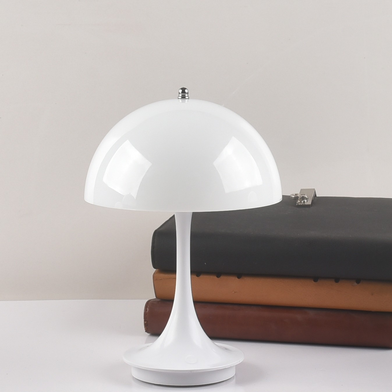 Cross-Border Internet Celebrity Rechargeable Night Light Nordic Flower Bud Table Lamp Touch Eye Protection Study Table Lamp Bedroom Study Bedside Lamp