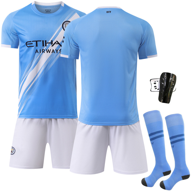 Picture of 2025-26 New Sports suit 17 De Braunes Club Football Clothes No.9 Harland Manchester City Home