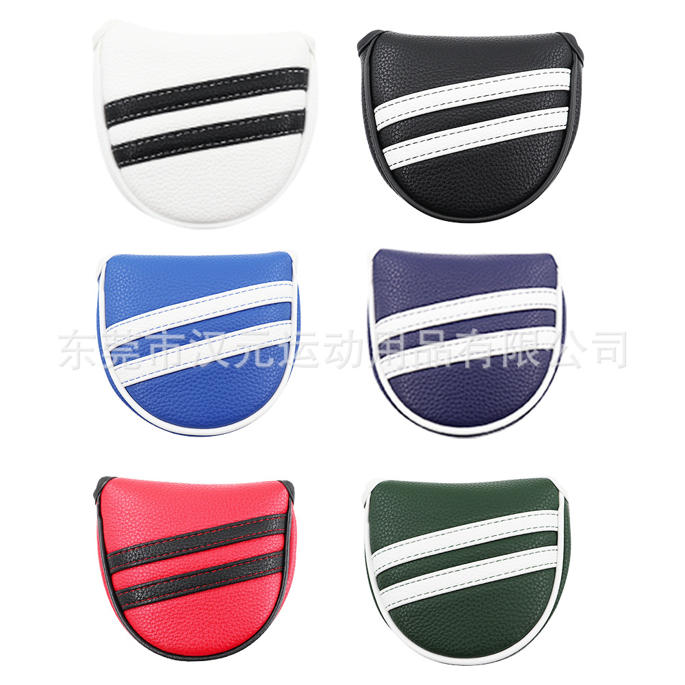Picture of Factory direct cross-border e-commerce golf club cover pu club cover ball head protective cover push rod cap cover