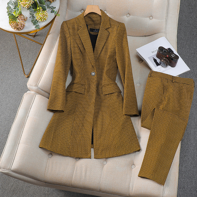 Picture of Business Wear Women's Cross-border Autumn and Winter New Fashion Formwork Suit Business Casual Suit Work Clothes