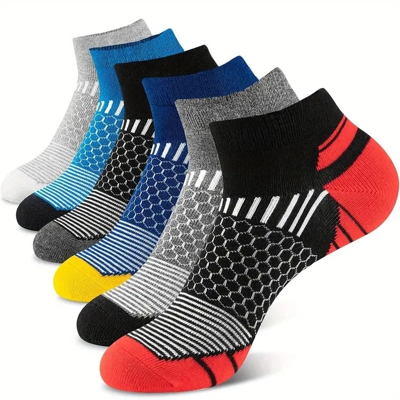 Summer men's socks thin sports casual socks sweat-absorbent deodorant breathable socks student versatile comfortable short socks