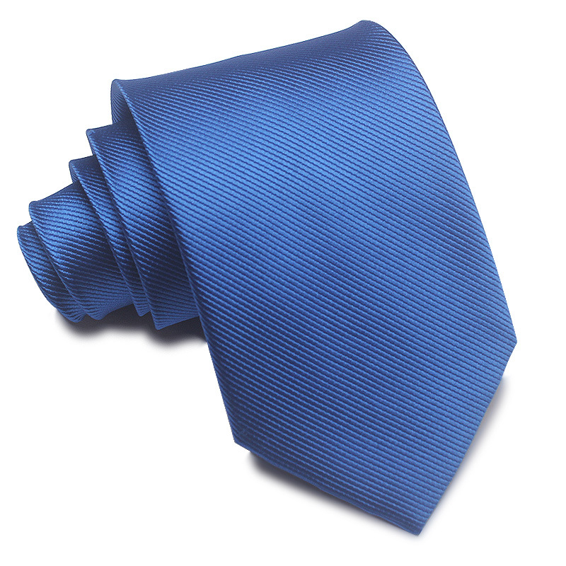 Picture of 25 New 8cm Polyester Jacquard Stripesd Tie 7cm Men's and Women's Business Formal Wear Casual High-End Red Black Blue