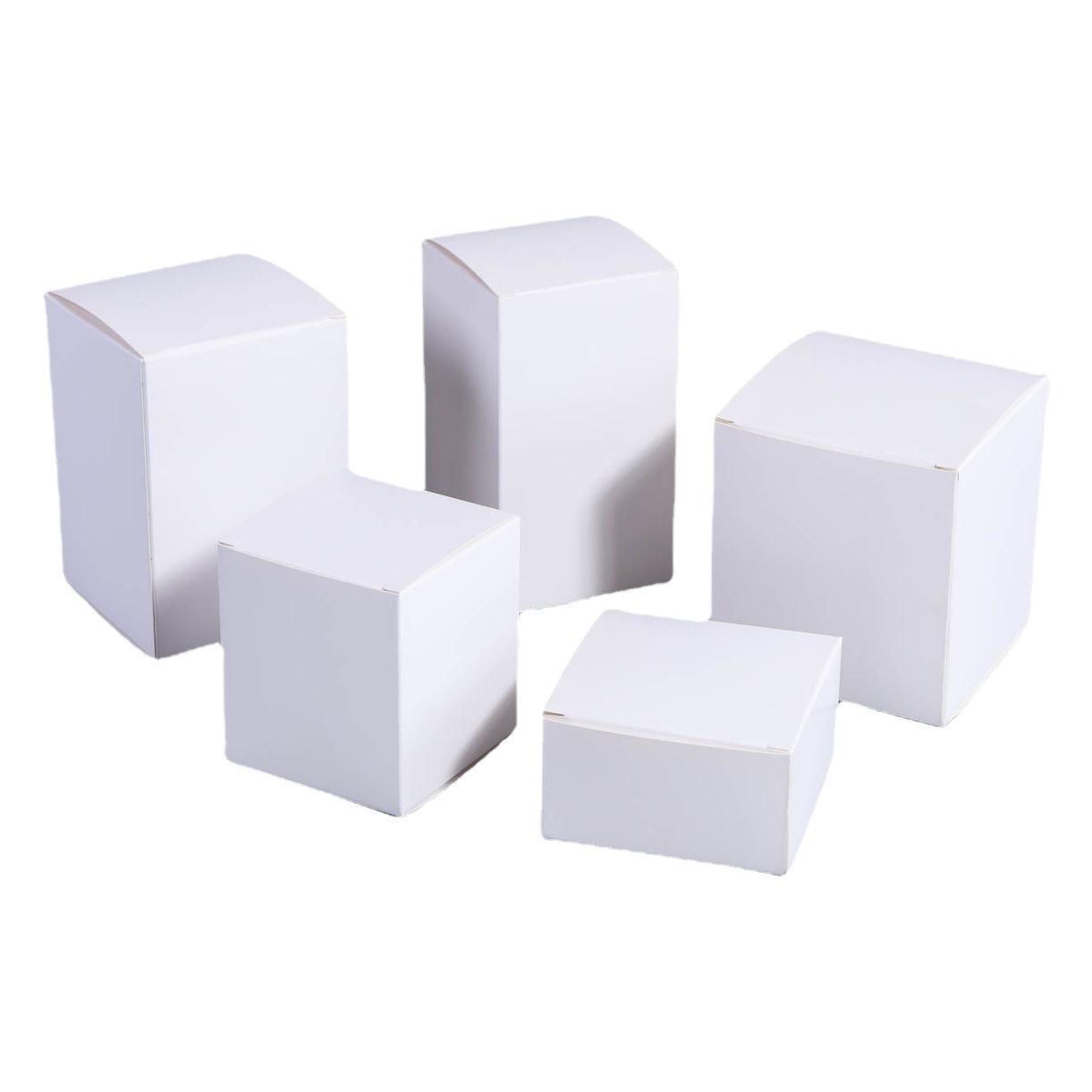 Spot white box-blank box white box Square small box General small white box white carton
