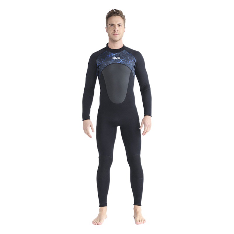 3mm Diving Suit Thickened Warm Winter Swimsuit Snorkeling Suit Surfer Suit Men's Long Sleeve Trousers Sleeve Diving Suit Wet Suit