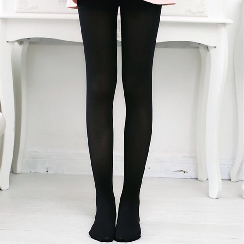Picture of Dance socks wholesale spring and summer thin high elastic children's bottoming pants ballet white velvet 80d pantyhose
