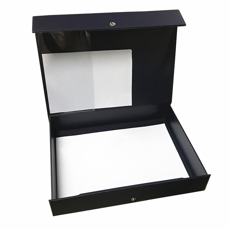 Picture of Nanguo Willy A803 File Box 6cm Wide Thickened Data Box A4 Three-inch File Box Non-clip File Storage Box