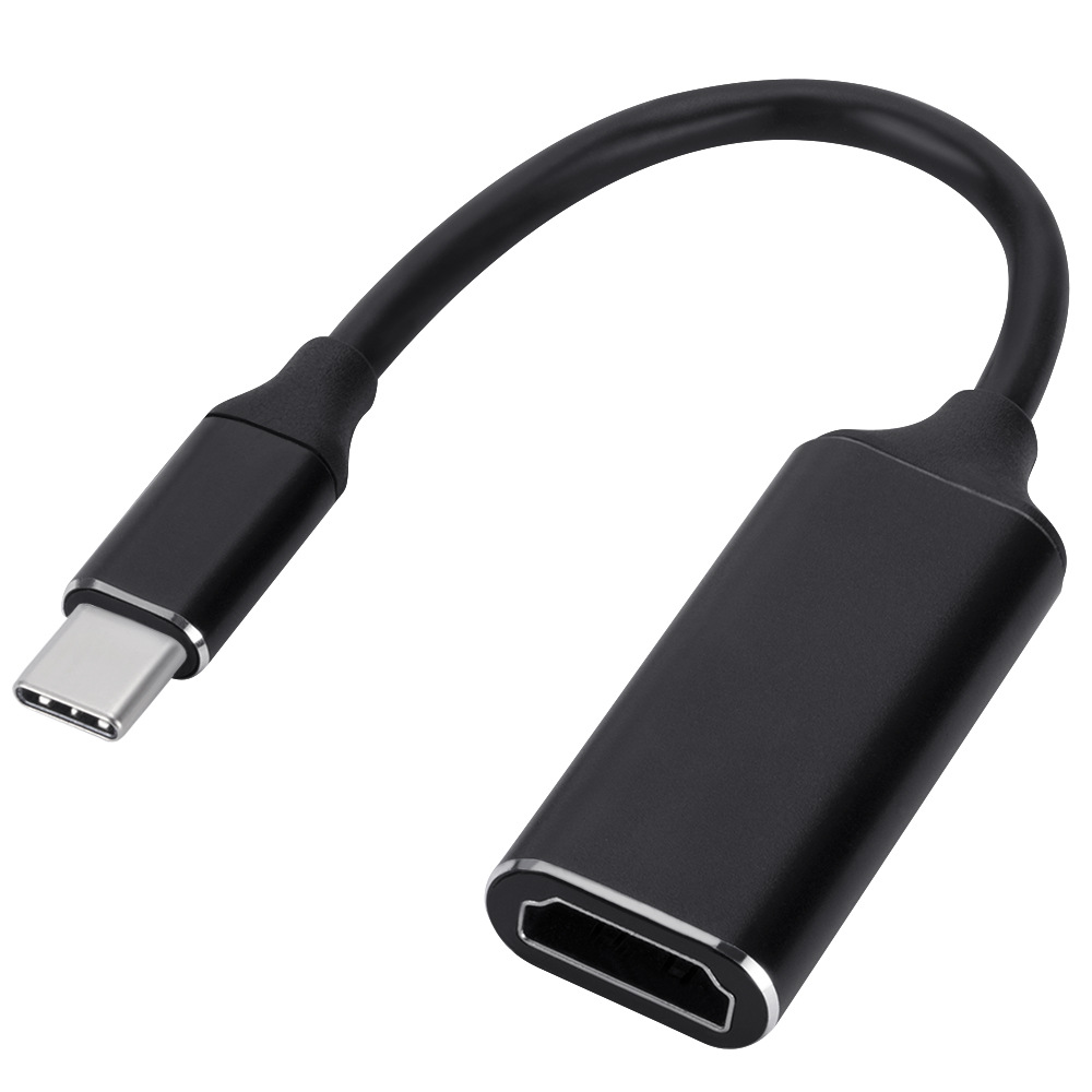 Picture of Aluminum Alloy type-c to hdmi adapter cable 4K HD projection screen mobile phone laptop to large screen converter