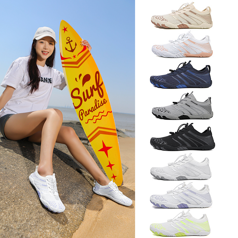 Outdoor Five-Finger Wading Shoes, River Tracing Shoes, Beach Shoes, Barefoot Diving Shoes, Diving Swimming, Mountaineering Fitness Cycling Shoes
