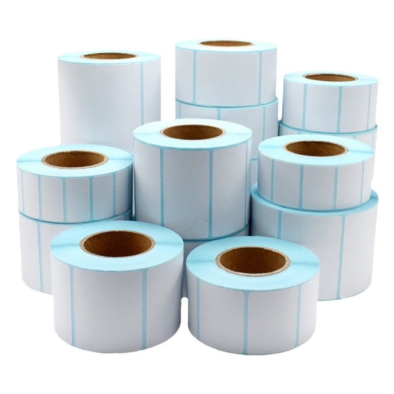 Three-proof thermal paper self-adhesive 100100 bar code paper cross-border label paper 70x 20 printing paper sticker sheet paper