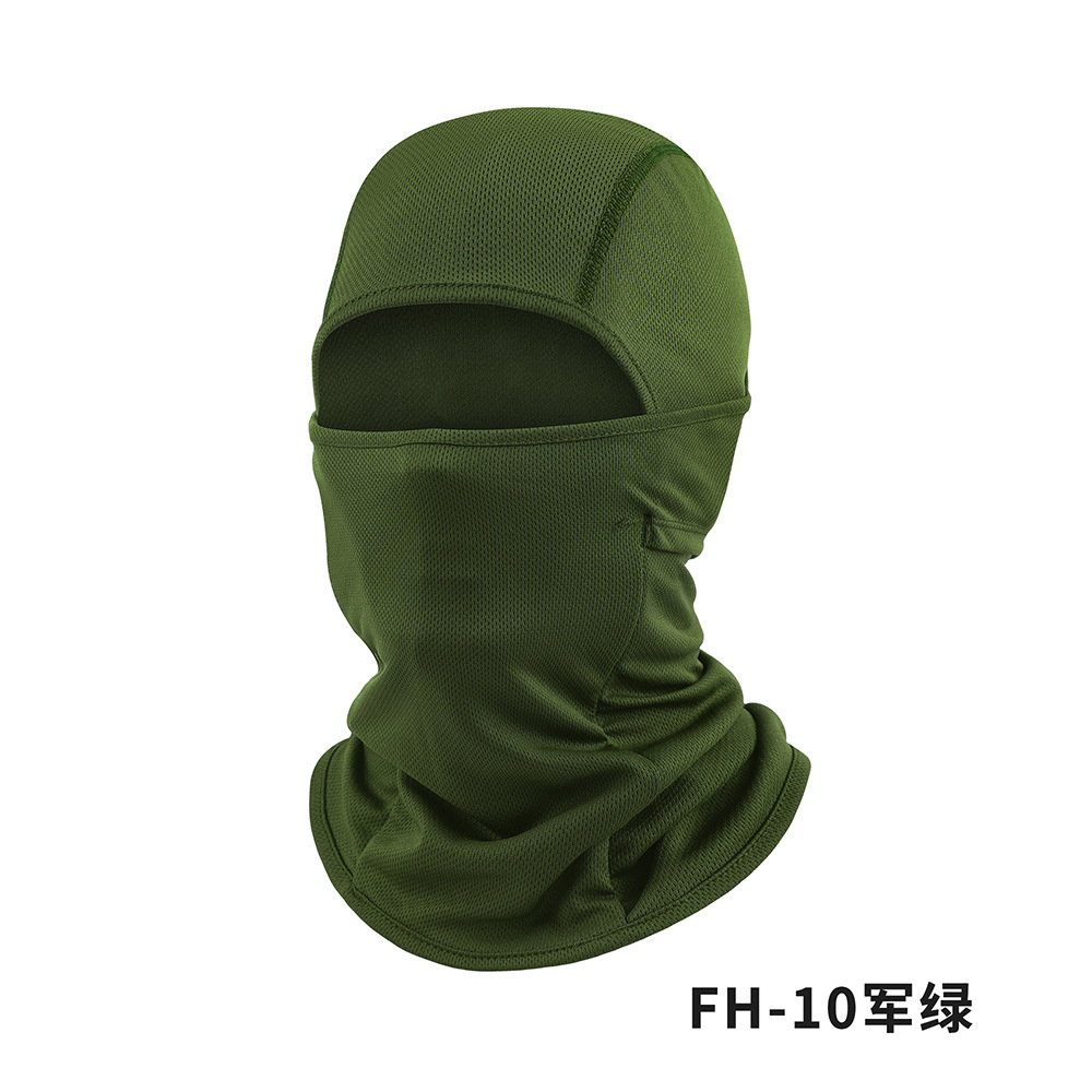 Picture of Cross-Border Quick-Drying Breathable Outdoor Sports Hood Neck Protector Cycling Mask Balaclava Flying Tiger Hat Pullover Hat