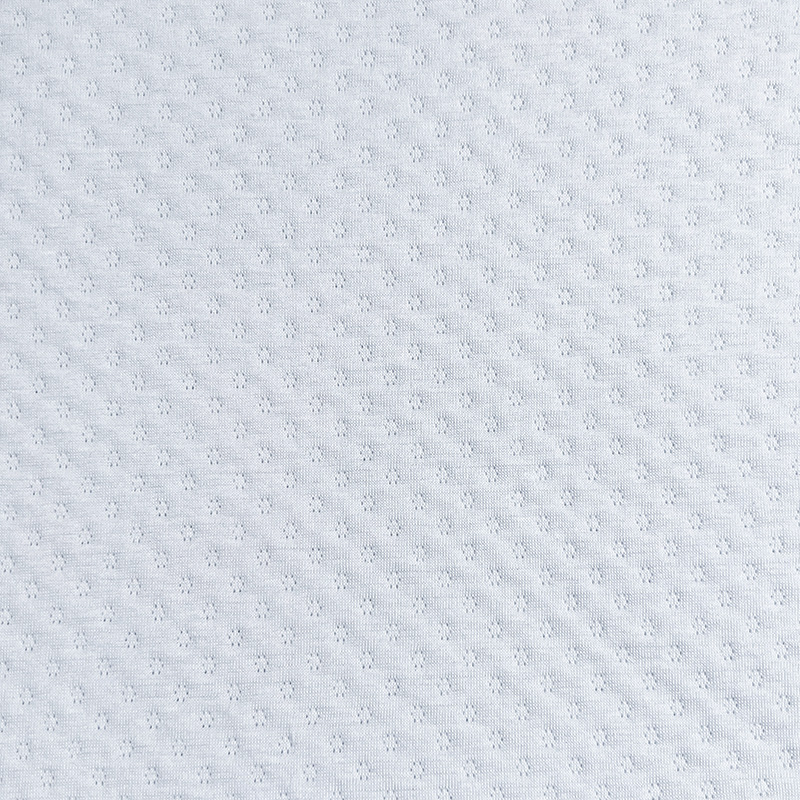 Picture of Vertical strip idea snowflake jacquard air layer two sides cotton silk fabric baby bag cotton jacket one-piece clothing fabric
