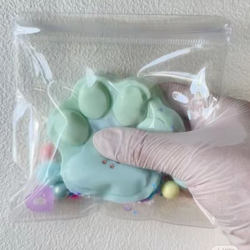 Picture of Pvc Thickened Transparent Self-Sealing Bag Small Nose Decompression Cartoon Packaging Bag Pinch Self-Sealing Bag Dustproof and Anti-Oxidation