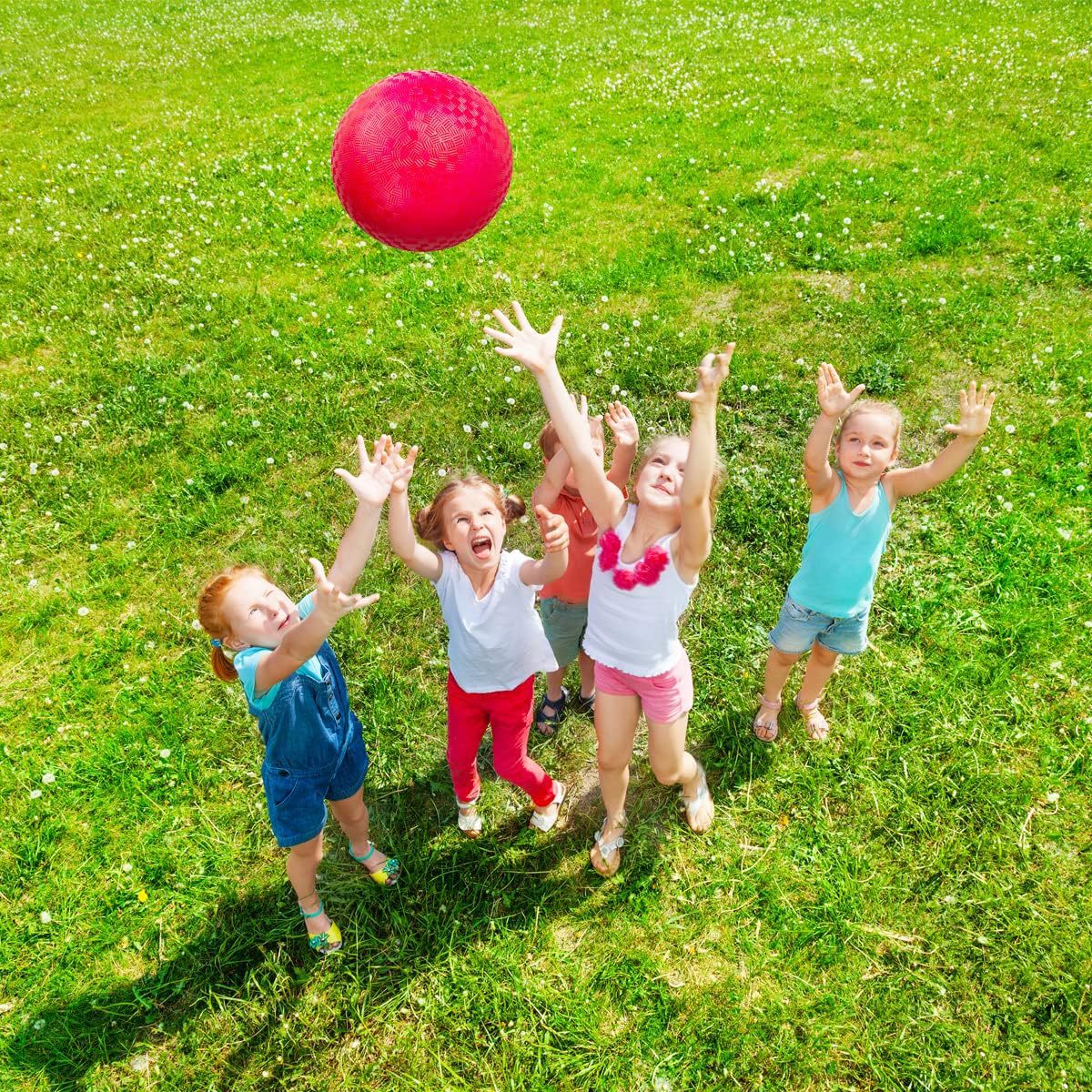 Picture of 8.5-inch American-style Grass Dodgeball Children's Grass Play Rainbow Ball Cross-border Grading Ball