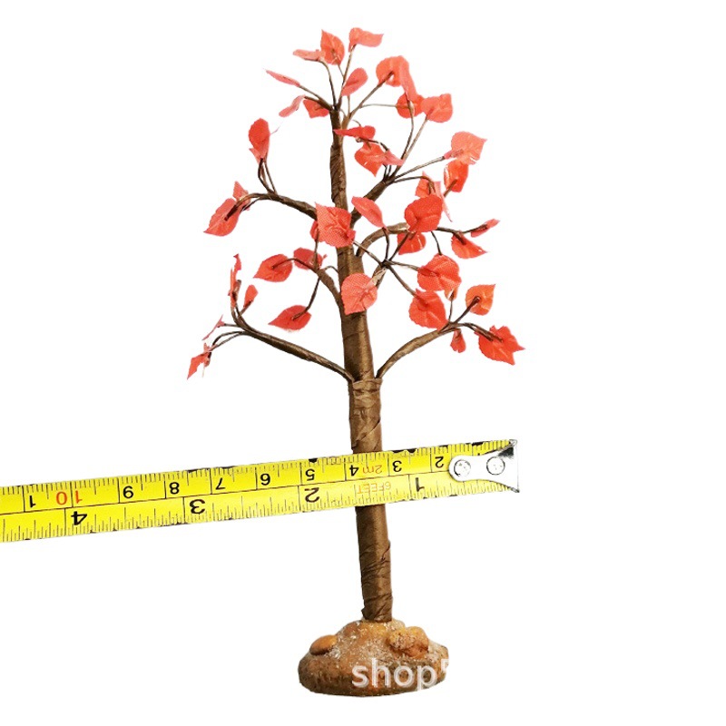 2021 Creative New Christmas Decoration Halloween Country Arrangement Props Accessories North American Red Elm Maple Tree