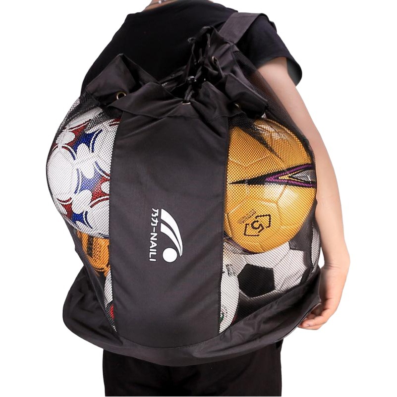 Big Ball Bag Football Cosmetics Bag Basketball Volleyball Football Equipment Large Mesh Bag Large Ball Bag Storage Ball Bag Thickeneded Type