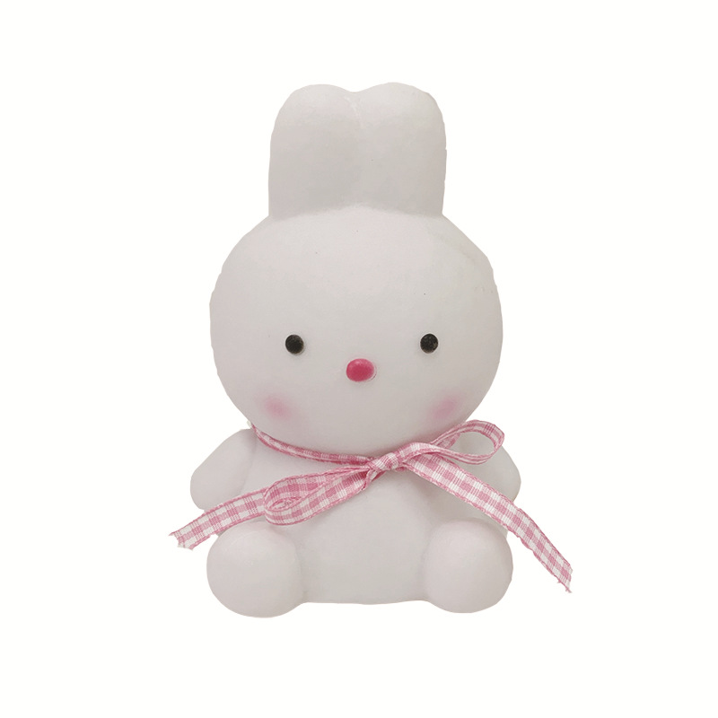 Picture of Cute led night light unplugged bedroom girl heart creative cartoon rabbit ornaments bedroom bedside lamp night market