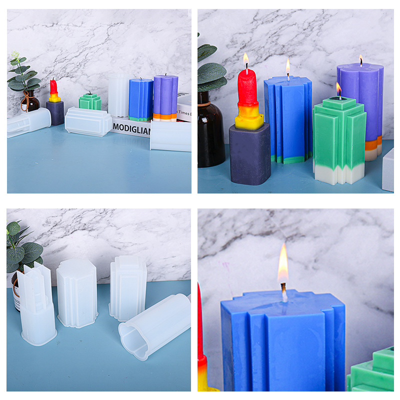 Picture of Smug drop glue mold volume candle silicone mold Amazon best selling candle handmade soap