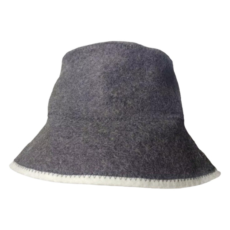 New fisherman felt sauna shower cap absorbent heat insulation fashion Amazon cross-border foreign trade supply sauna cap fisherman