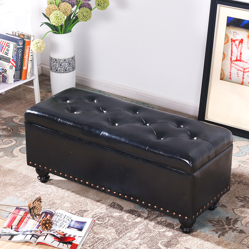 Picture of Clothing Store Sofa Stool Rest Dressing Room Bench Storage Door Shoe Changing Stool Fitting Room Shoe Changing Stool
