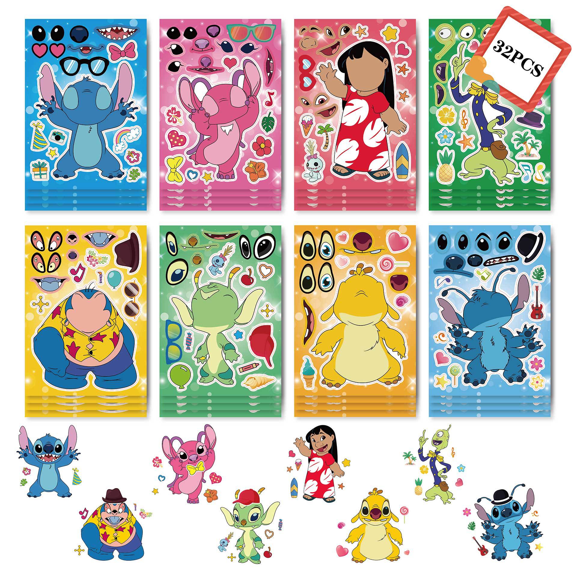 CM2304001 Star Baby Children's Animation Cartoon Parent-Child Interactive Puzzle Hand Account DIY Face Sticker