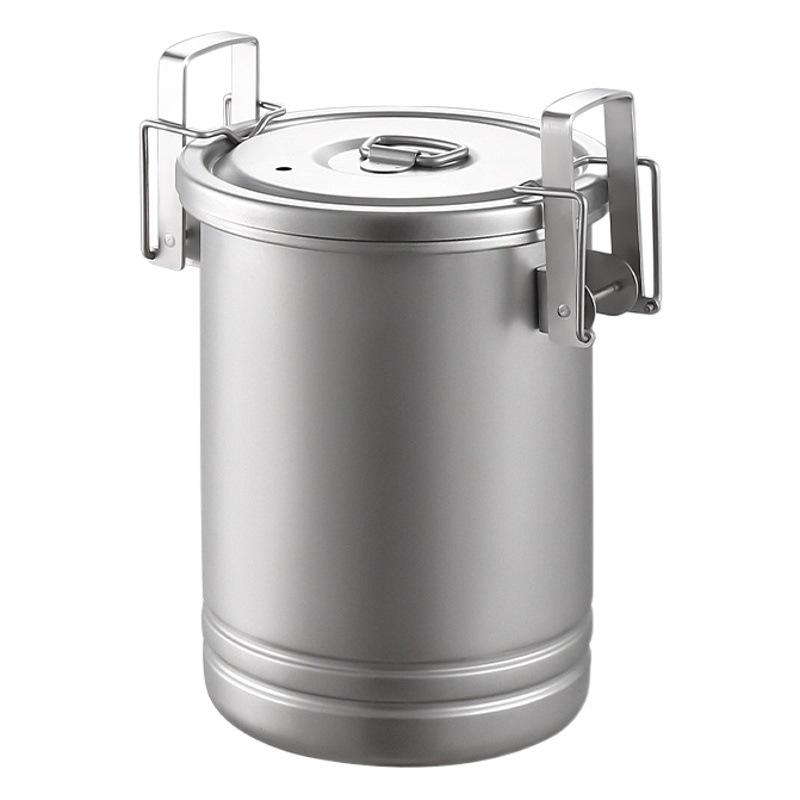 Portable Steam-Cooking Hanging Pot, Micro-Pressure Cooker for Hiking and Outdoor Cooking, 304 Stainless Steel Cookware, Cassette Stove Micro-Pressure Rapid Cooking Pot