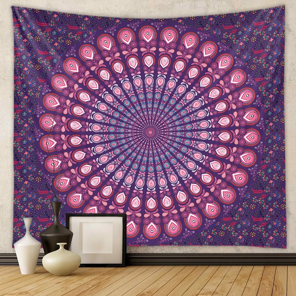 Picture of Tapestry Cross-border Home Bohemian Tapestry Room Decoration Background Cloth ins Wind Hanging Cloth Mandala Tapestry