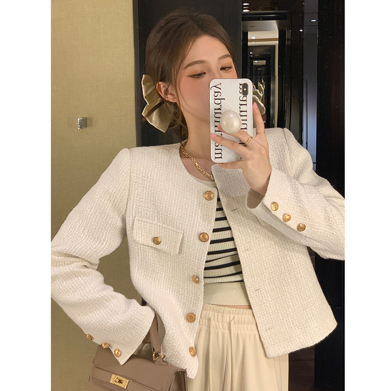 Picture of Cross-border Thickened Short Chanel Style Coat Women's New French High-end Sense Frying Street Elegant All-match Top Trendy